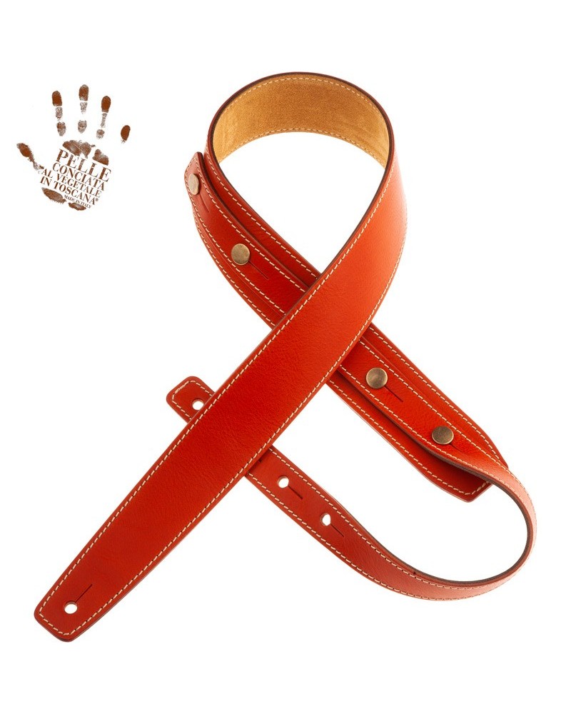 magrabò guitar straps | buttons bs core orange 5 cm