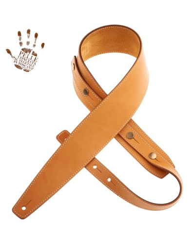 magrabò guitar straps | buttons bs core light brown 7 cm