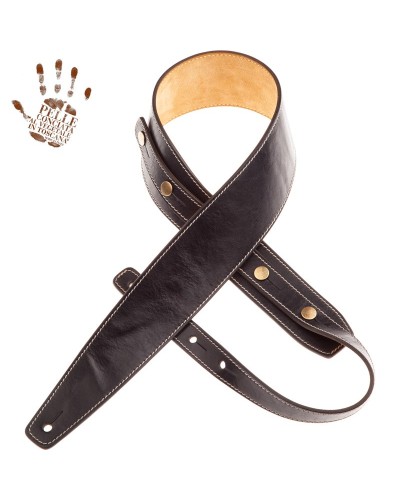 magrabò guitar straps | buttons bs stone washed black 7  cm