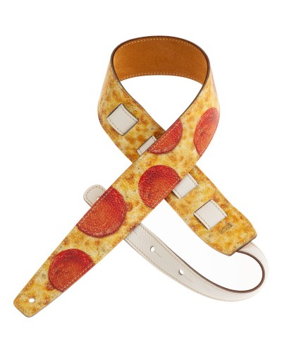 magrabò guitar straps | holes hs art print pizza 6 cm