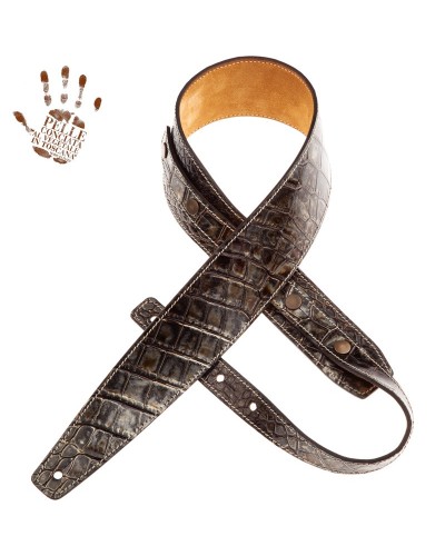 magrabò guitar straps | buttons bs embossed cocco dalma 7 cm