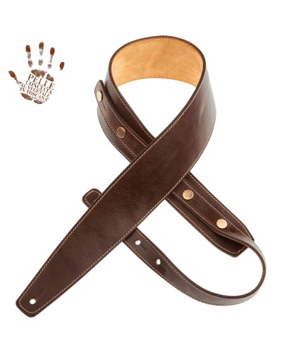 magrabò guitar straps | buttons bs stone washed mahogany 7 cm