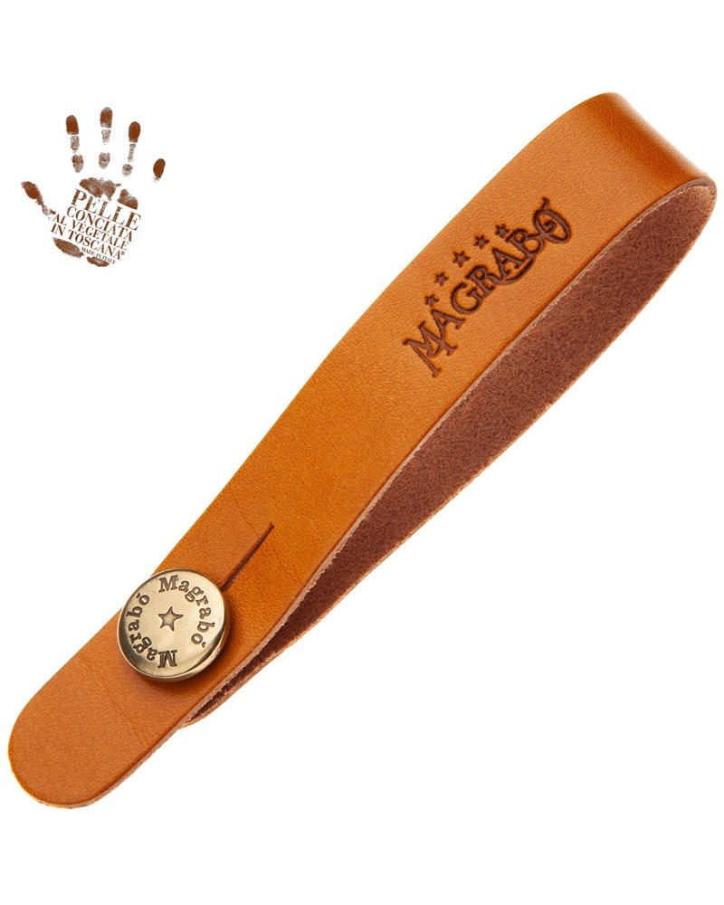 magrabò guitar straps | tiny neck for acoustic guitar, light brown