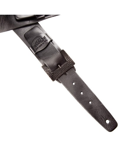 magrabò guitar straps | twin buckle tc metallic steel 7 cm scaled silver buckle