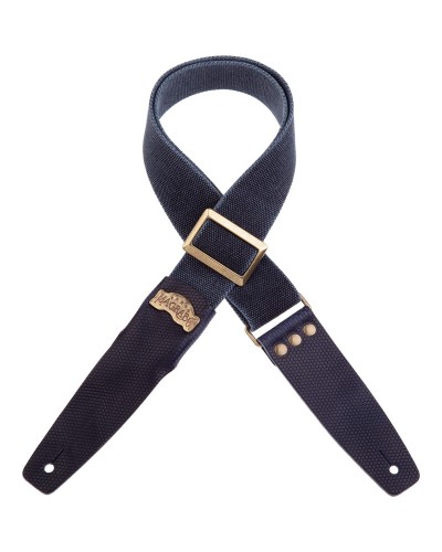 Guitar Strap Ocra Cotton And Genuine Leather 5 Cm Twinkle Stripe SC Cotton WashedOcra Cotton And Genuine Leather 5 Cm Twinkle St