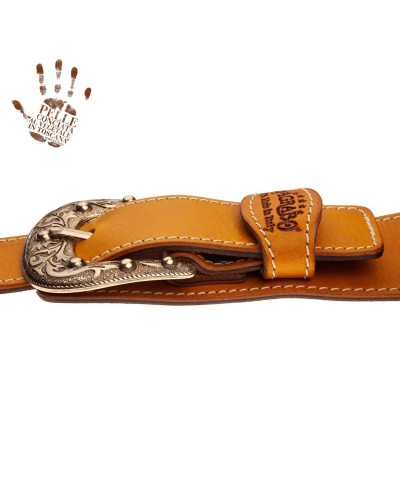 twin buckle ts core giallo 7 cm fibbie sun ottone