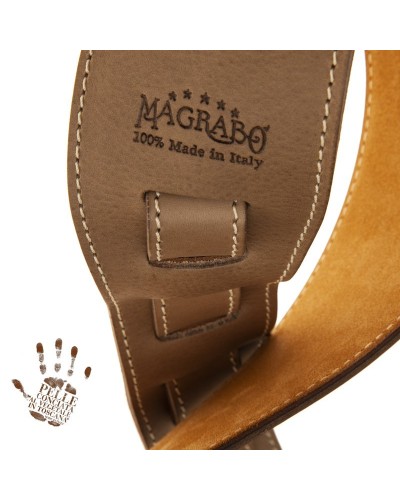 magrabò guitar straps | holes hs core grigio 8 cm