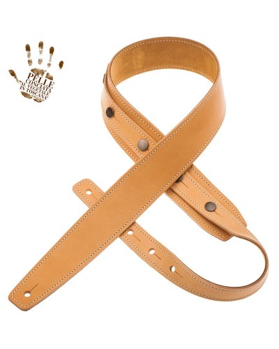 magrabò guitar straps | buttons bs core light brown 5 cm