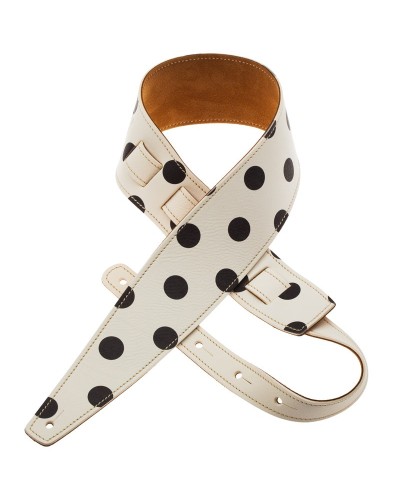 magrabò guitar straps | holes hs print dot white 10 cm