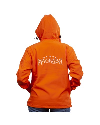 magrabò guitar straps | magrabò jacket in soft shell unisex orange