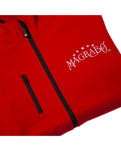 magrabò guitar straps | magrabò jacket in soft shell unisex red