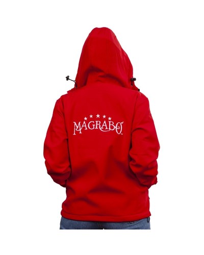 magrabò guitar straps | magrabò jacket in soft shell unisex red