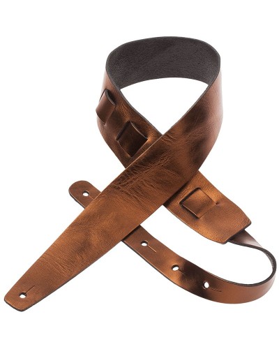 magrabò guitar straps | holes hc metallic bronze 6 cm