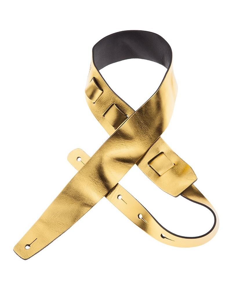 magrabò guitar straps | holes hc metallic gold 6 cm