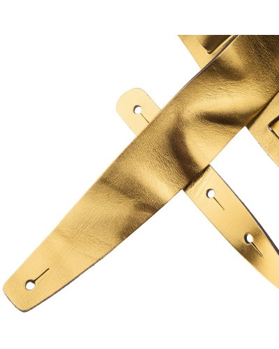 magrabò guitar straps | holes hc metallic gold 6 cm