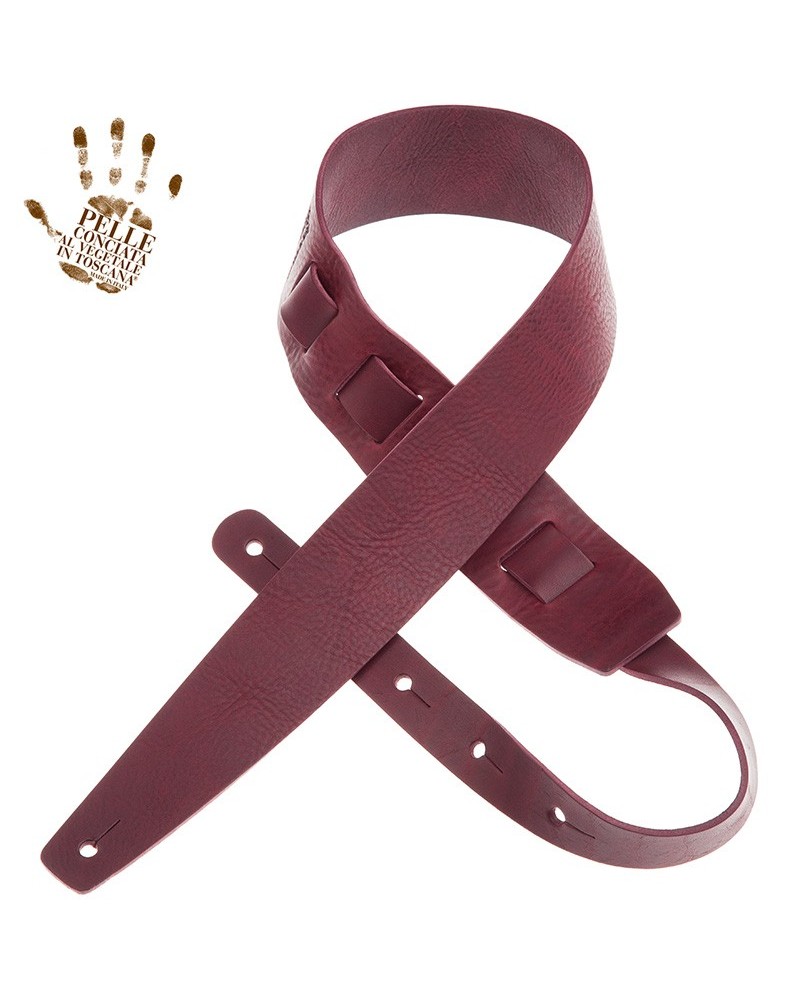 magrabò guitar straps | holes hc core bordeaux 6 cm