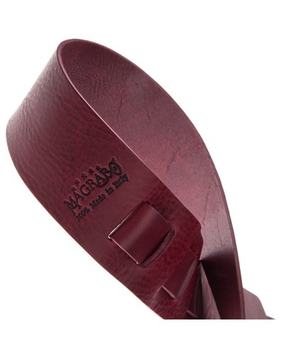 magrabò guitar straps | holes hc core bordeaux 6 cm