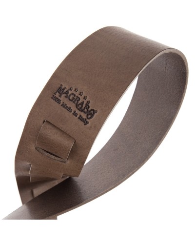 magrabò guitar straps | holes hc core grey 6 cm