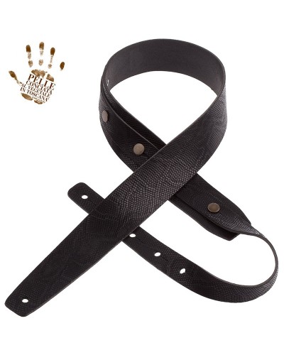 Guitar Strap Ocra Cotton And Genuine Leather 5 Cm Twinkle Stripe SC Cotton WashedOcra Cotton And Genuine Leather 5 Cm Twinkle St