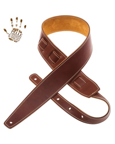 magrabò guitar straps | holes hs core dark brown 6 cm