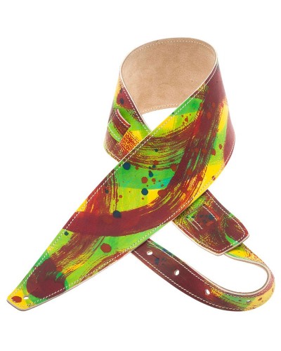 magrabò guitar straps | holes hs paint 011 hand painted 10 cm