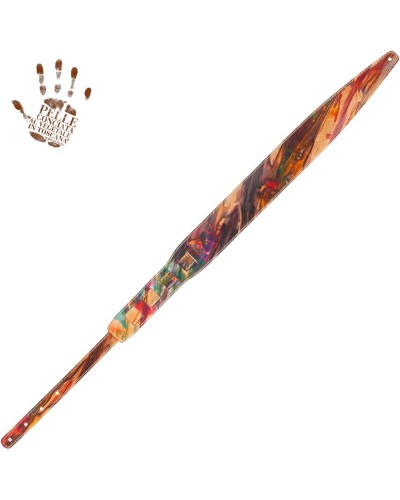 magrabò guitar straps | holes hs paint tie dye folds 8 cm