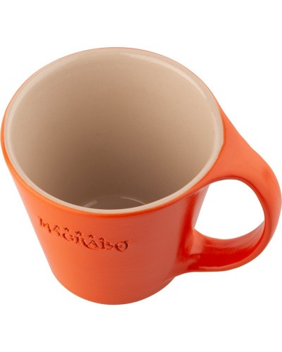 mug magrabò arancio tazza in grès by ceramiche bucci