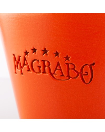 mug magrabò arancio tazza in grès by ceramiche bucci