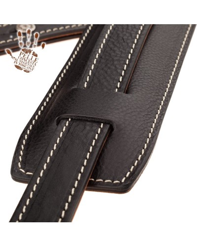 magrabò guitar straps | vintage vs core black with memory foam padded epaulette