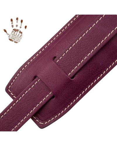 magrabò guitar straps | vintage vs core violet with memory foam padded epaulette