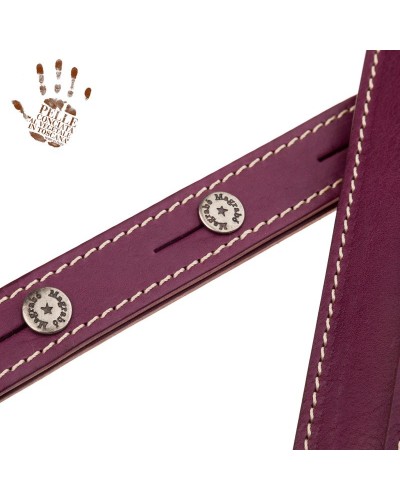 magrabò guitar straps | vintage vs core violet with memory foam padded epaulette