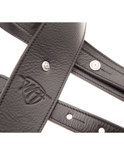 magrabò guitar straps | gift box mf marco fanton - signature marco fanton bs core black 7cm and t-shirt mf marco fanton