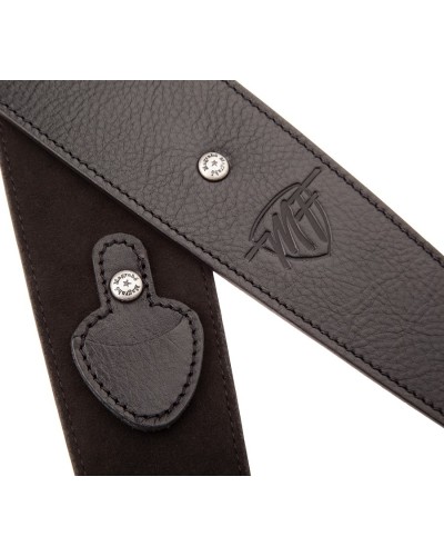 magrabò guitar straps | gift box mf marco fanton - signature marco fanton bs core black 7cm and t-shirt mf marco fanton