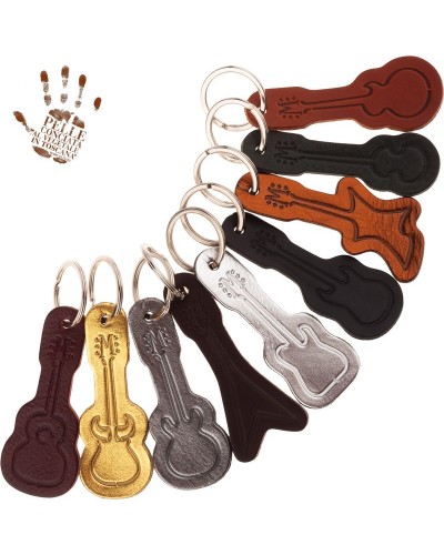 magrabò guitar straps | g acus guitar keychain portachiavi in vera pelle conciata al vegetale