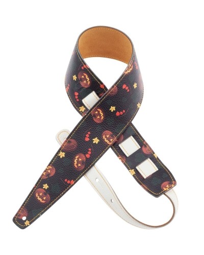 magrabò guitar straps | holes hs special print pumpkin 8 cm