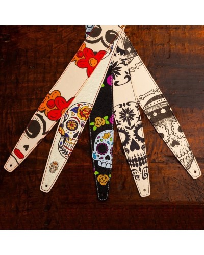 magrabò guitar straps | holes hs special art print miss catrina 8 cm