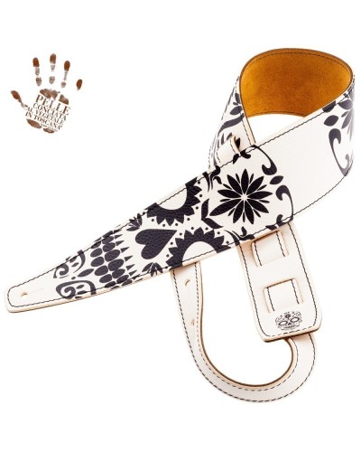 magrabò guitar straps | holes hs special art print candy skull 8 cm