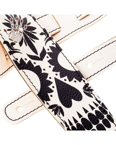 magrabò guitar straps | holes hs special art print candy skull 8 cm