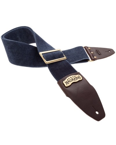 stripe sc cotton washed blue 8 cm terminali core black, recta brass buckle