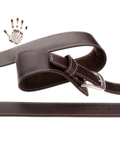 Guitar Strap Ebony Certified Vegetable Tanned Leather 7 Cm Classic Alex Lofoco Single Buckle OS Core 