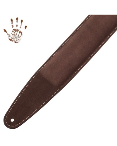 Guitar Strap Ebony Certified Vegetable Tanned Leather 7 Cm Classic Alex Lofoco Single Buckle OS Core 