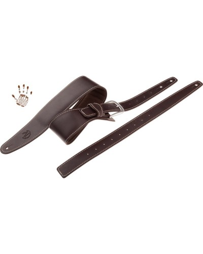 magrabò guitar straps | single buckle ossingle buckle os signature alex lofoco ebony 7,5 cm