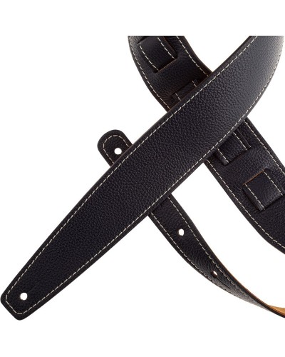 Guitar Strap Blu Genuine Leather 6 Cm Holes HS Colors 