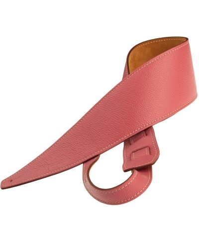 Guitar Strap Cappuccino Genuine Leather 10 Cm Holes HS Colors 