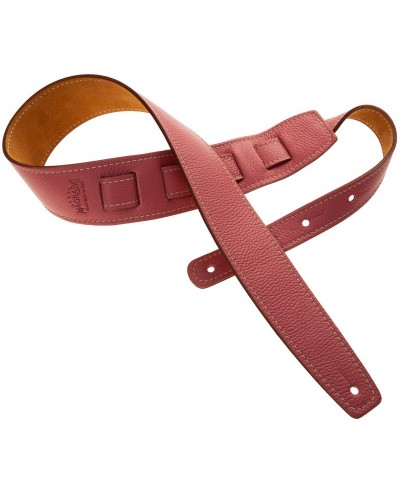 Guitar Strap Cappuccino Genuine Leather 6 Cm Holes HS Colors 