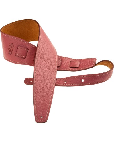 Guitar Strap Cappuccino Genuine Leather 8 Cm Holes HS Colors 