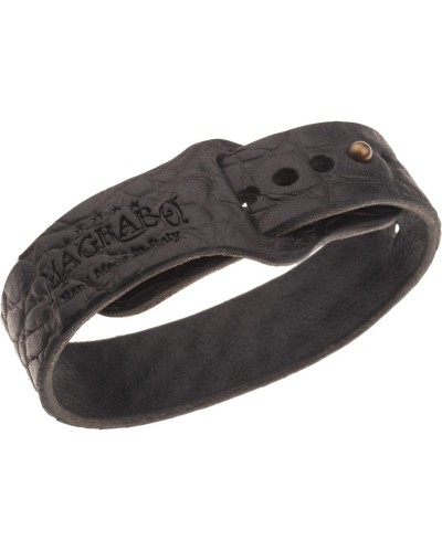 bracciale in pelle cocco pros nero