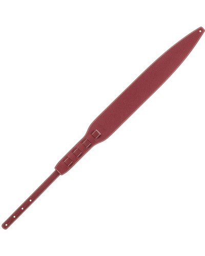 Guitar Strap Bordeaux Genuine Leather 10 Cm Holes HS Colors