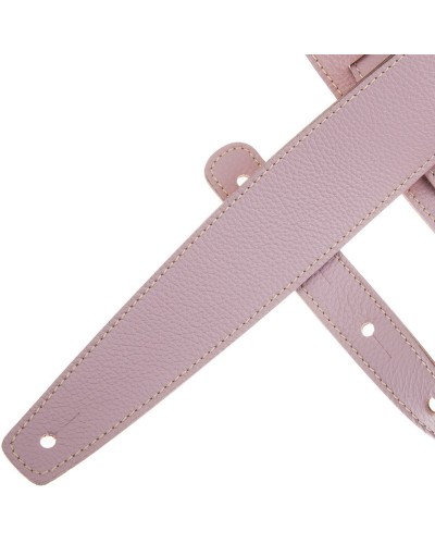 Guitar Strap Violet Genuine Leather 6 Cm Holes HS Colors