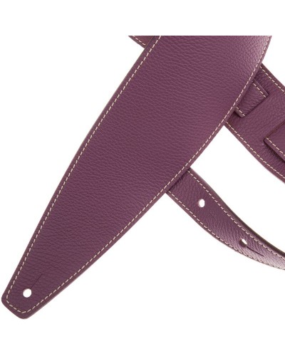 Guitar Strap Violet Genuine Leather 10 Cm Holes HS Colors